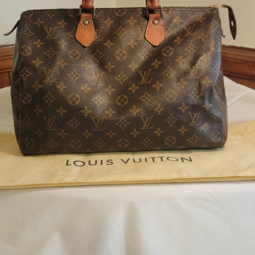 Louis Vuitton Vintage Speedy 35 Mono Date Code SP0973 (W/ COA)